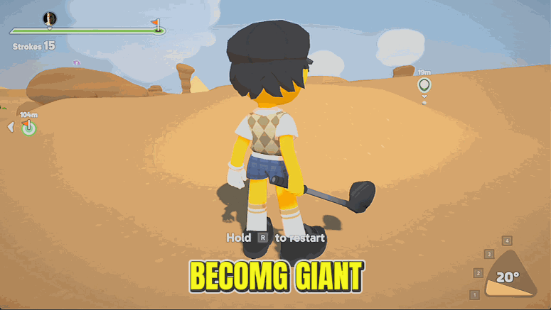 Super Battle Golf — Kaiju Mode (screenshot 2)